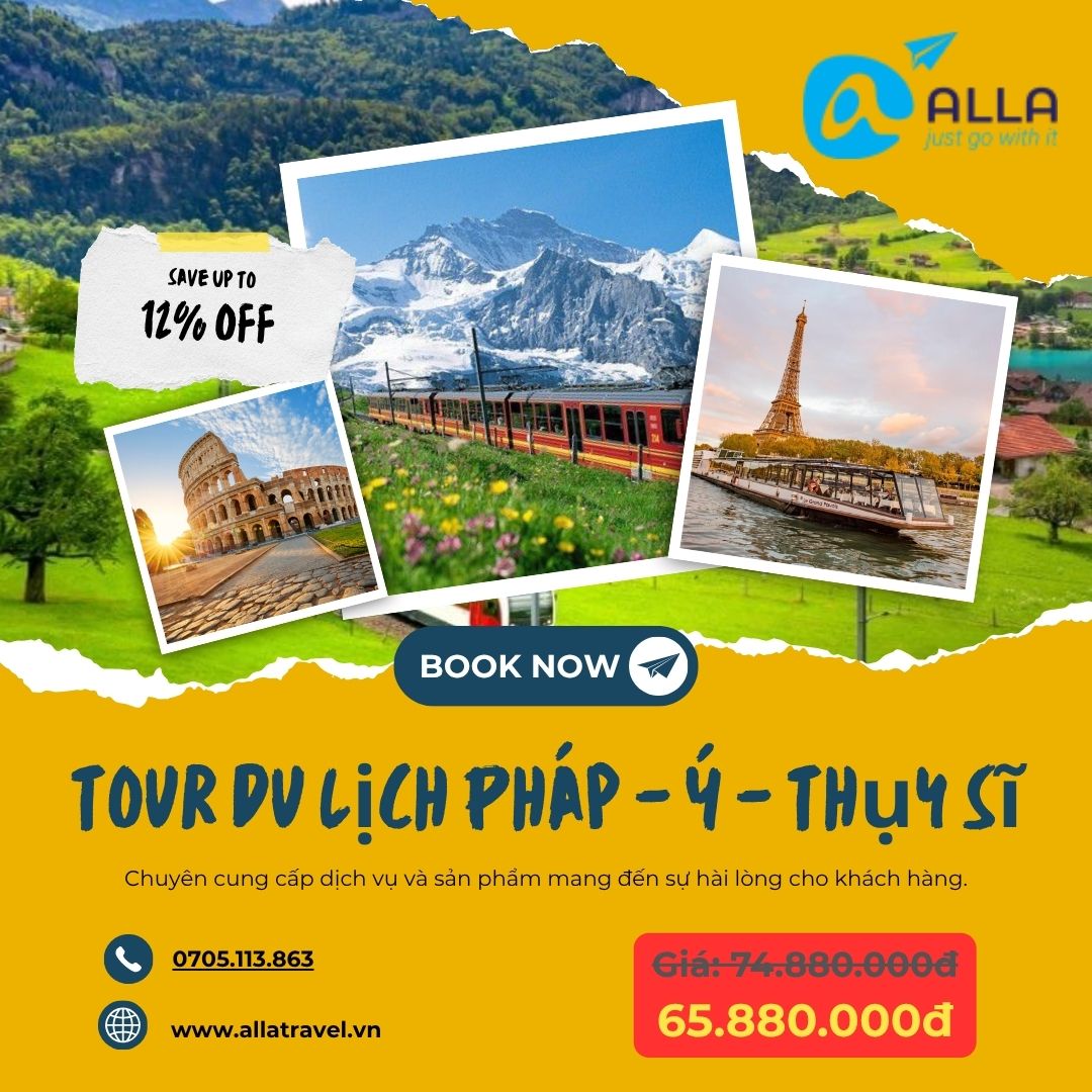 Tuyến liên tuyến vàng Tây Âu này không chỉ hút hồn du khách bởi tháp Eiffel lãng mạn, đỉnh Titlis tuyết phủ quanh năm hay đấu trường Colosseum cổ kính, mà còn là vùng đất hứa của những thương hiệu thời trang xa xỉ, mỹ phẩm cao cấp và đồng hồ độc bản.