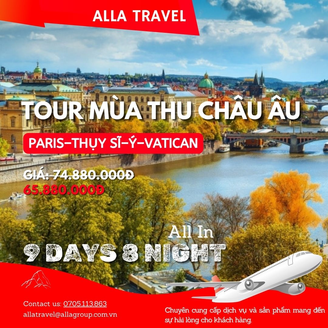 Hãy liên hệ ngay với chúng tôi hôm nay để nhận được những ưu đãi giảm giá sâu nhất cho hành trình chinh phục mùa thu châu Âu của bạn!