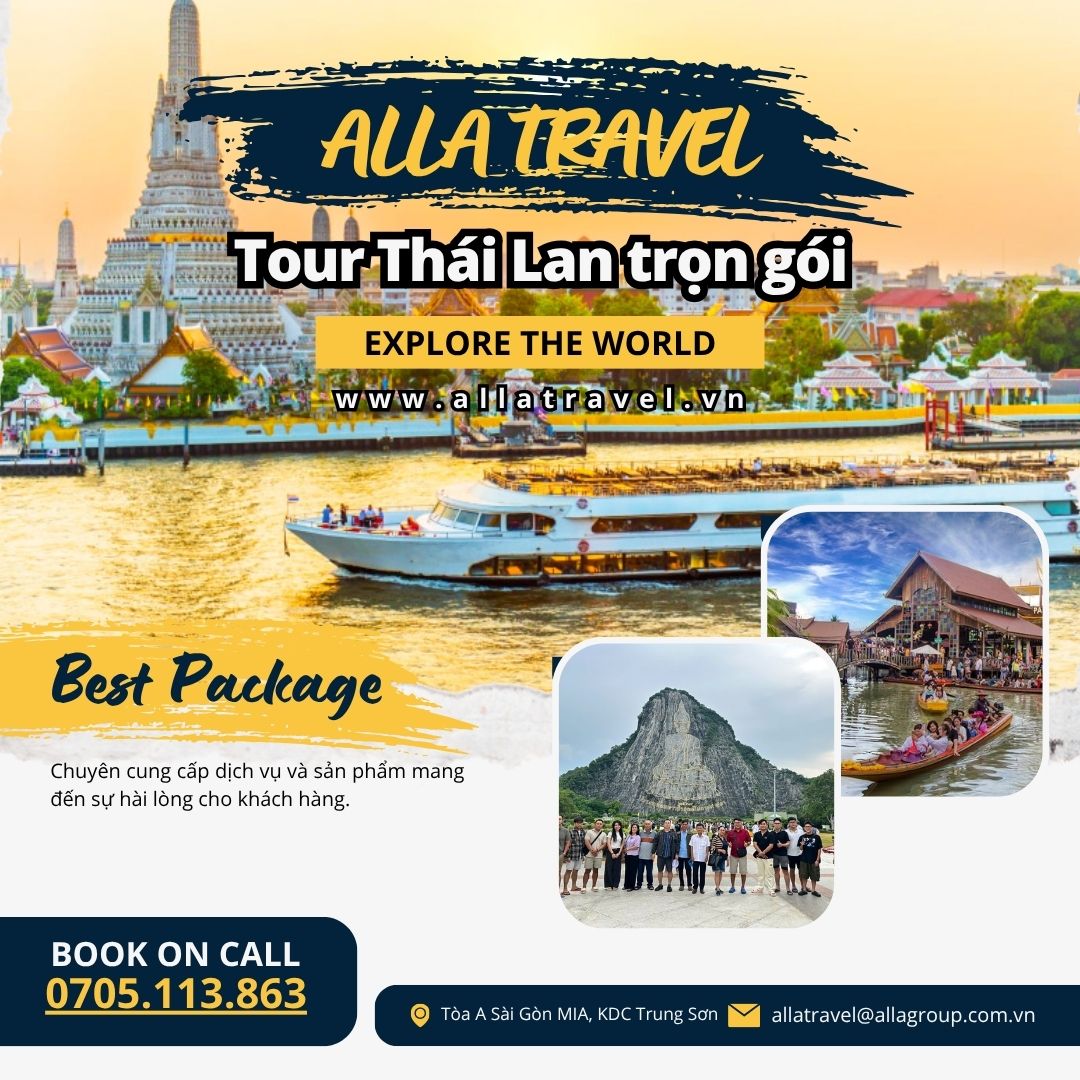 Chi phí đi tour Thái Lan trọn gói bao gồm vé máy bay khứ hồi và khách sạn luôn là từ khóa được tìm kiếm hàng đầu bởi những tín đồ đam mê xê dịch khi lên kế hoạch khám phá xứ sở Chùa Vàng