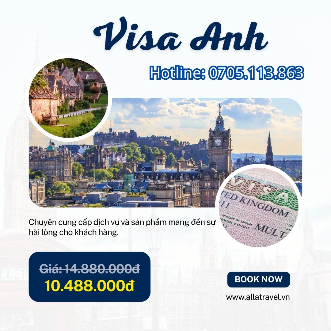 Dịch vụ làm visa Anh trọn gói tại Alla Travel chính là chiếc chìa khóa vàng giúp bạn tối ưu hóa hồ sơ, giải trình dòng tiền và tự tin chinh phục tấm thị thực quyền lực này ngay trong năm 2026.