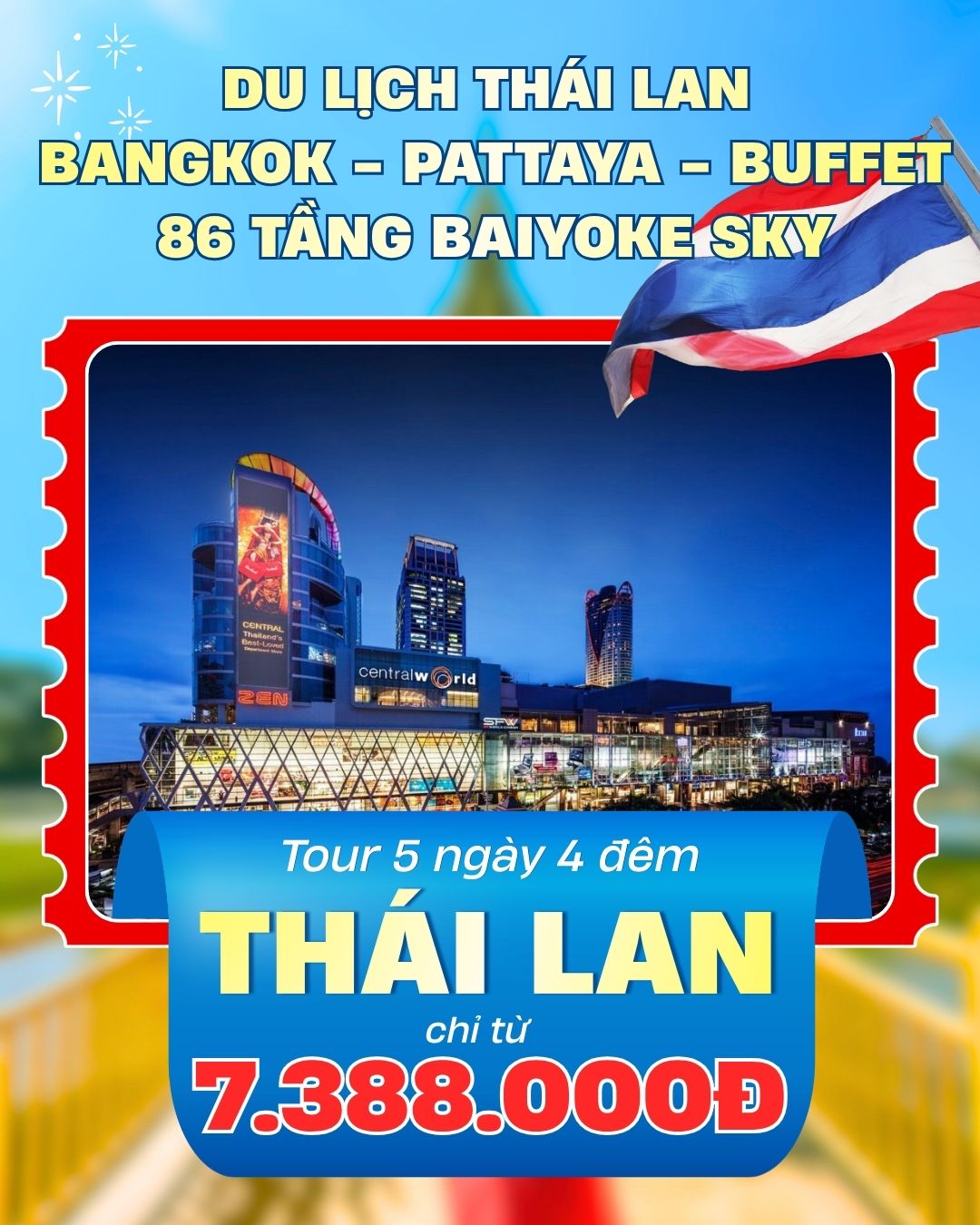 Thủ đô Bangkok từ lâu đã nổi tiếng là thiên đường mua sắm sầm uất bậc nhất Đông Nam Á, nơi giao thoa hoàn hảo giữa những tổ hợp thương mại xa hoa mang tầm quốc tế và các khu chợ đêm rực rỡ sắc màu, tràn ngập hơi thở thần thoại đường phố.
